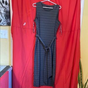 Elegant Gray Sleeveless Dress BANANA REPUBLIC size L/G